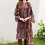 Khaddar Embroidered Dress
