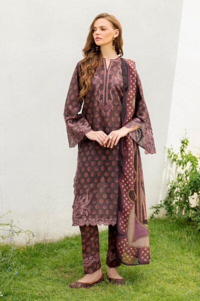 Khaddar Embroidered Dress