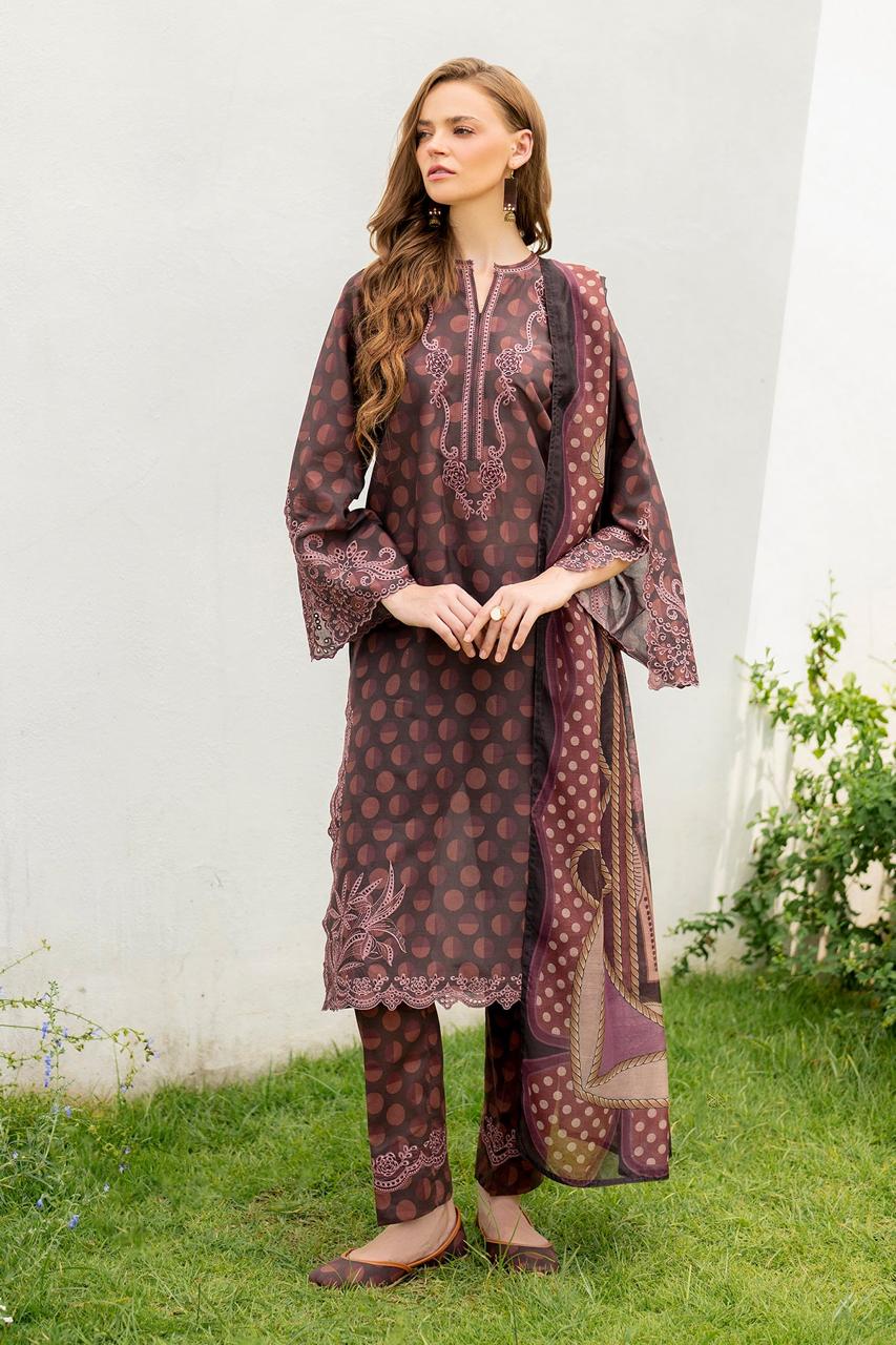 Khaddar Embroidered Dress