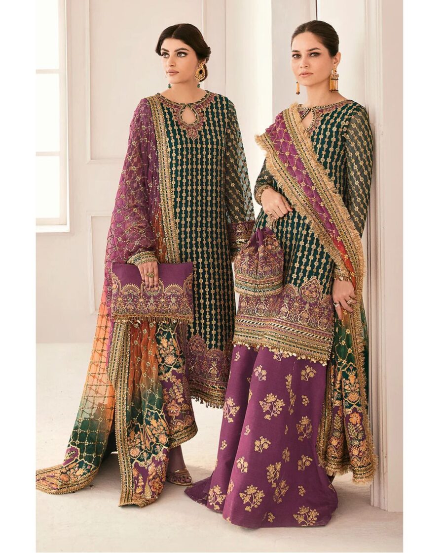 Baroque Unstitched 3 Piece