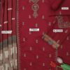 Maria B dhanakh embroidered 3 piece suit with wool shawl – Code 5023 by Nooriza Fabric