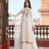Azure Chiffon Embroidered Unstitched 3-Piece Suit by Nooriza Fabric