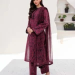 Karandi 3PC Digital Printed Dress Code 5042 by Nooriza Fabric with Printed Dupatta and Trouser