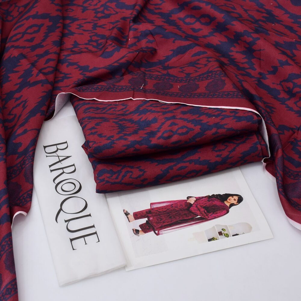 Karandi 3PC Digital Printed Dress Code 5042 by Nooriza Fabric with Printed Dupatta and Trouser