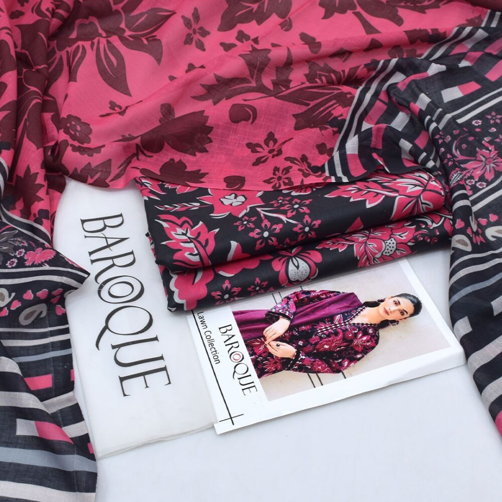 Lawn Hit Code 5049 Pure Cotton Lawn Suit Nooriza Fabric