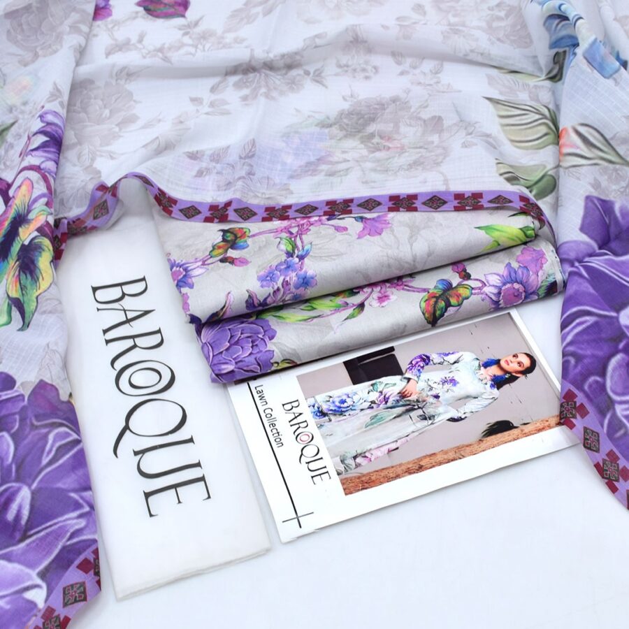 Lawn Hit Code 5055 Elegant Lawn Suit Nooriza Fabric