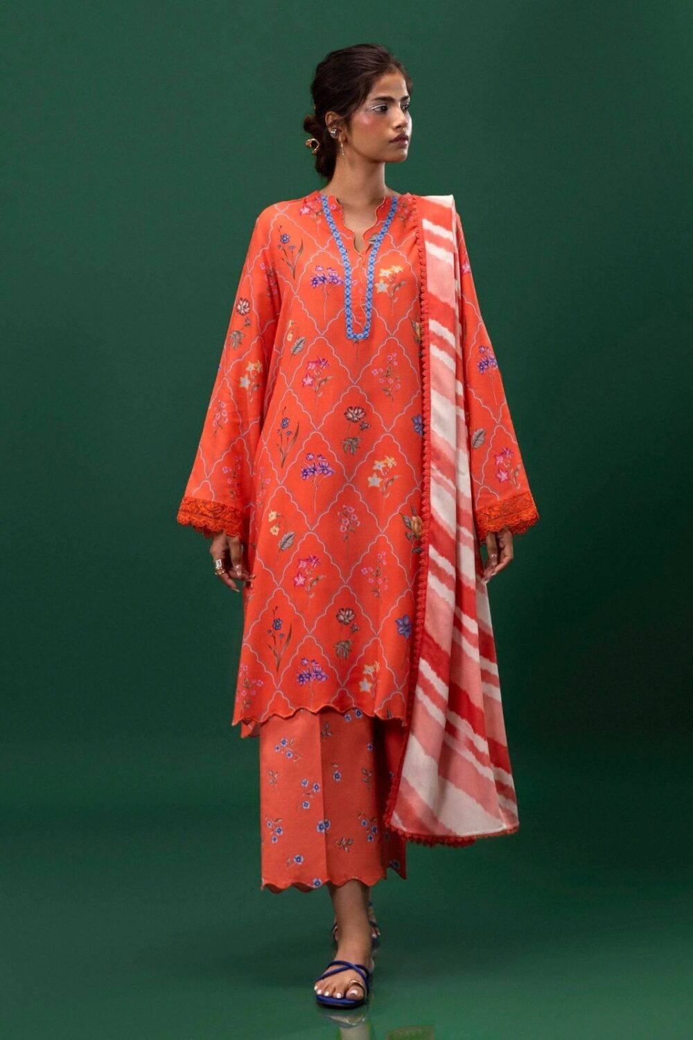 Lawn Hit Code 5051 Cotton Lawn Suit Nooriza Fabric