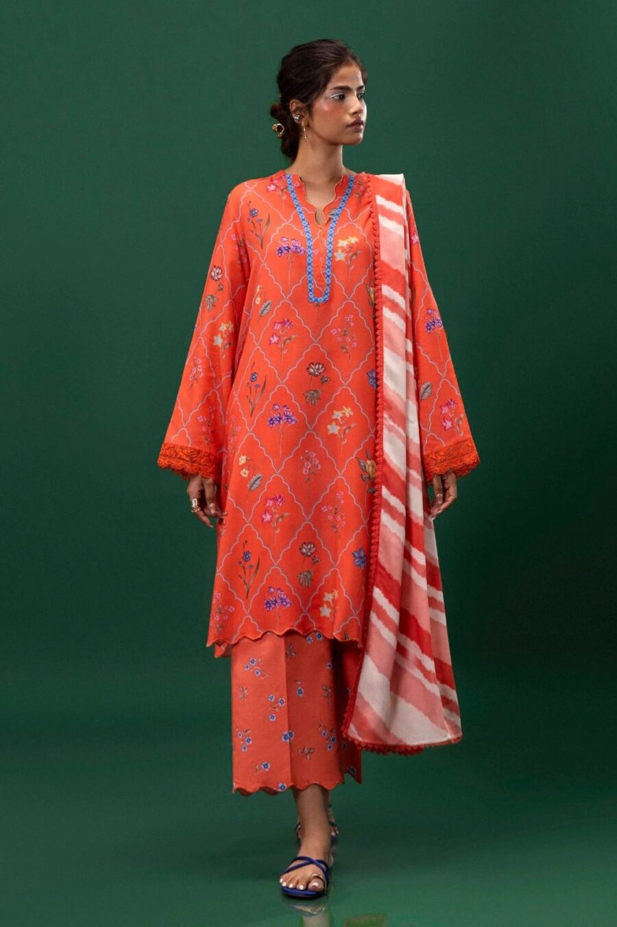Lawn Hit Code 5051 Cotton Lawn Suit Nooriza Fabric