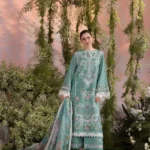 Sobia Nazir Summer 3PC Lawn Chikankari Embroidered Suit Code 5059 by Nooriza Fabric